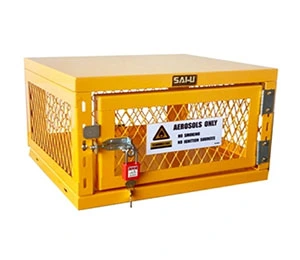 Cage de stockage de cylindre de gaz