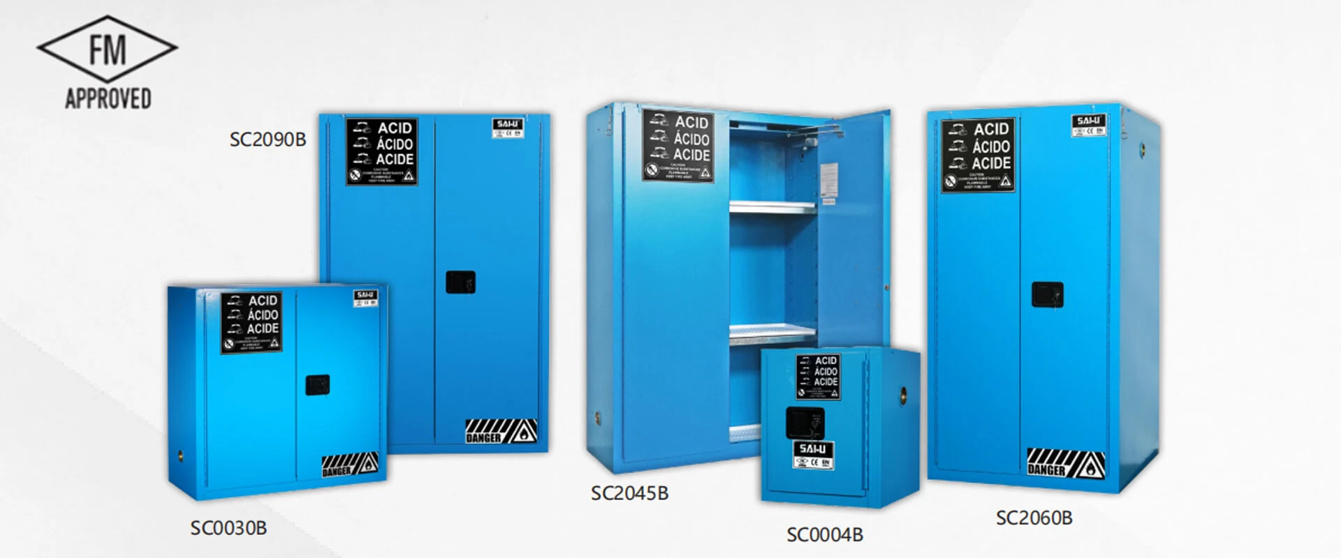 Armoire de stockage corrosive