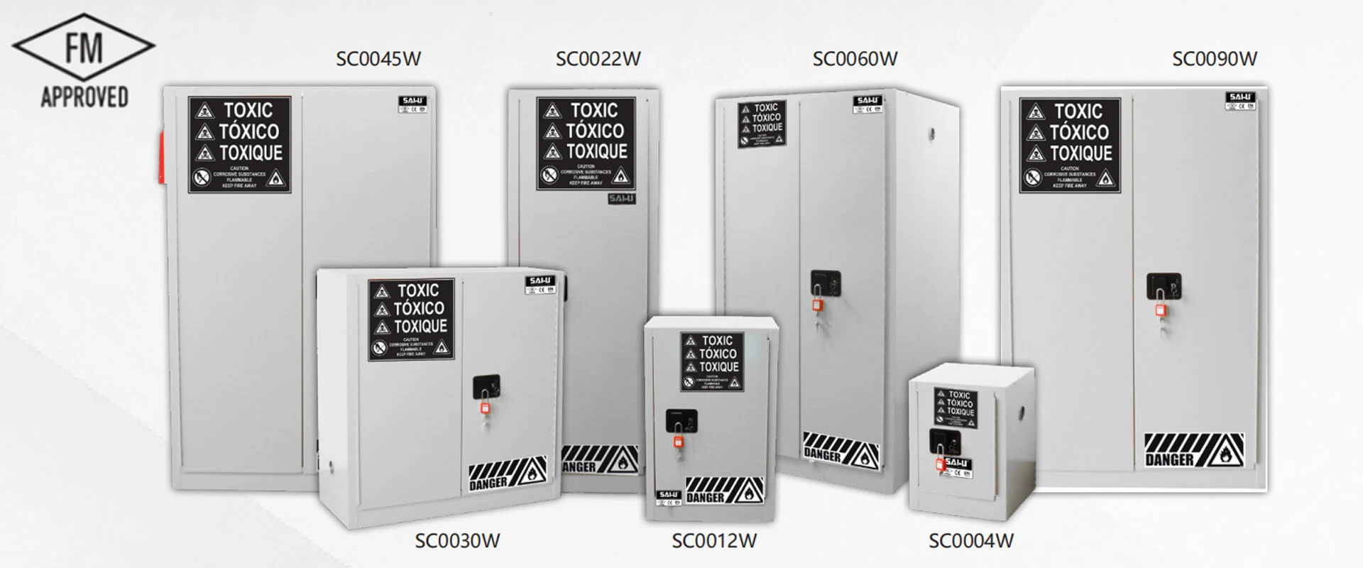 Armoire de stockage toxique