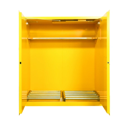 Les armoires inflammables doivent-elles se fermer à soi-même?